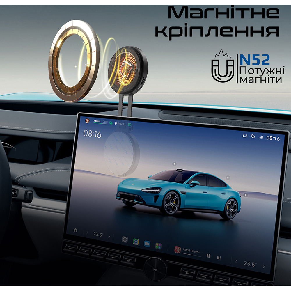 Беспроводное зарядное устройство PROMATE MagMate-1 Количество беспроводных зон 1