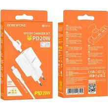 Сетевое зарядное устройство BOROFONE BA81A PD20W White (6941991108204)