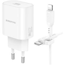 Сетевое зарядное устройство BOROFONE BA82A PD25W White (6941991112263)
