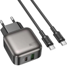 Сетевое зарядное устройство BOROFONE BAS54A PD20W Black (6941991116223)