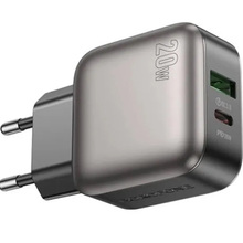 Сетевое зарядное устройство BOROFONE BAS54A PD20W Black (6941991116223)