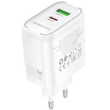 Сетевое зарядное устройство BOROFONE BA89A PD30W White (6941991119361)