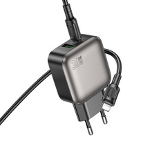 Сетевое зарядное устройство BOROFONE BAS55A PD30W Black ()