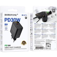 Сетевое зарядное устройство BOROFONE BA97A PD30W Black (6941991120480)