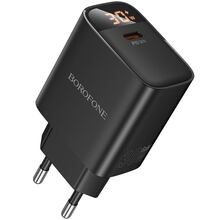Сетевое зарядное устройство BOROFONE BA97A PD30W Black (6941991120480)
