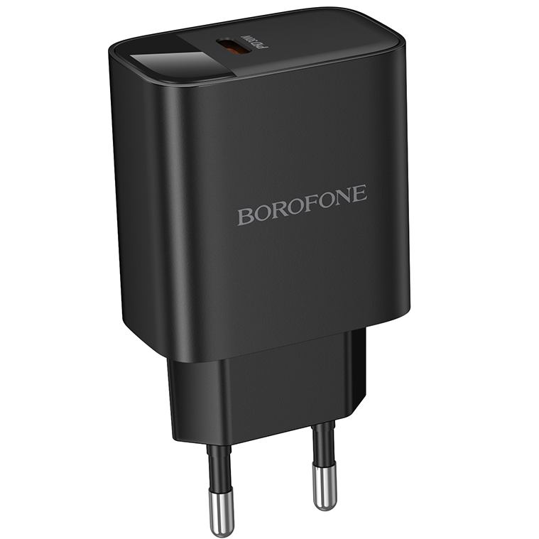 Сетевое зарядное устройство BOROFONE BA97A PD30W Black (6941991120480) Выходной разъем USB Type-C