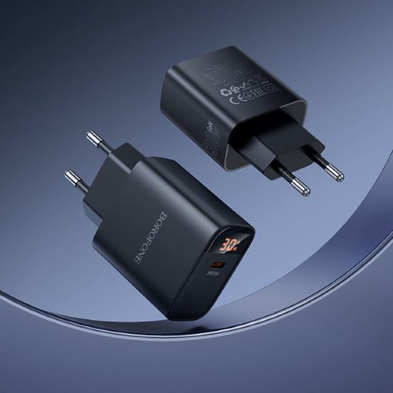 Заказать Сетевое зарядное устройство BOROFONE BA97A PD30W Black (6941991120480)