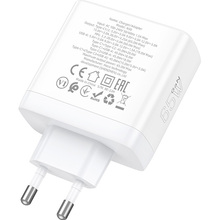 Сетевое зарядное устройство HOCO N30 Glory White (6931474784155)