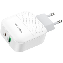 Сетевое зарядное устройство BOROFONE BA46A Premium PD + QC3.0 18W White (6931474727343)