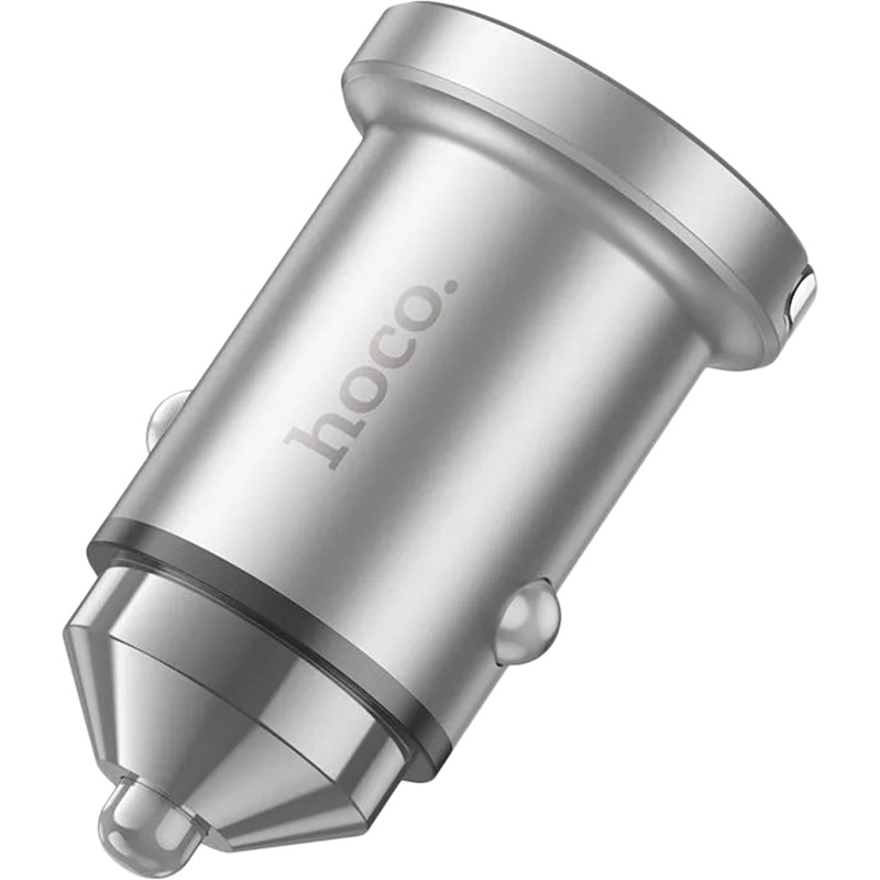 Автомобільний зарядний пристрій HOCO NZ10 Handy PD45W+QC3.0 car charger Silver (6942007601825) Вихідний роз'єм USB Type-C
