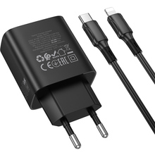 Сетевое зарядное устройство BOROFONE BA97A PD30W Black (6941991120497)