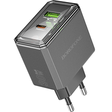Сетевое зарядное устройство BOROFONE BAS32A PD30W+QC3.0 Black (6941991110641)