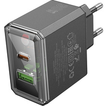 Сетевое зарядное устройство BOROFONE BAS32A PD30W+QC3.0 Black (6941991110641)