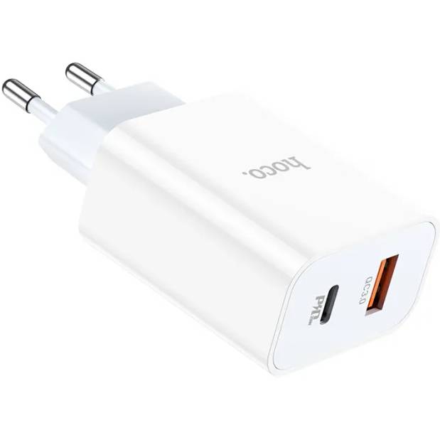 Сетевое зарядное устройство HOCO C97A PD20W+QC3.0 charger White (6931474766076) Тип сетевое зарядное устройство