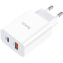 Сетевое зарядное устройство HOCO C97A PD20W+QC3.0 charger White (6931474766076)