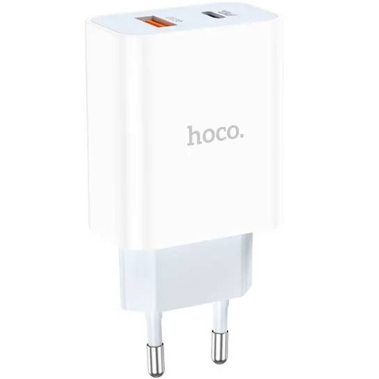 Сетевое зарядное устройство HOCO C97A PD20W+QC3.0 charger White (6931474766076)