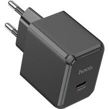 Сетевое зарядное устройство HOCO CS13A Ocean single port PD20W charger Black (6942007603805)