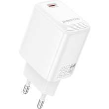 Зарядний пристрій Borofone BN26 Fuente single-port PD20W charger EU White (6941991120237)
