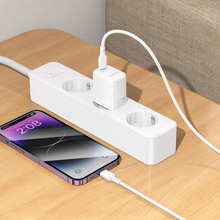 Зарядний пристрій Borofone BN26 Fuente single-port PD20W charger EU White (6941991120237)