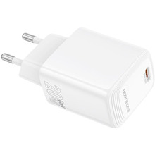 Зарядний пристрій Borofone BN26 Fuente single-port PD20W charger EU White (6941991120237)