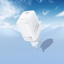 Зарядний пристрій Borofone BN26 Fuente single-port PD20W charger EU White (6941991120237)
