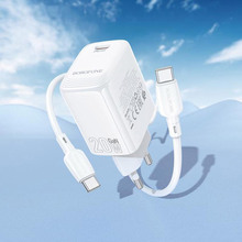 Мережевий зарядний пристрій Borofone BN26 Fuente single-port PD20W Charger Set C to C EU White (6941991120251)