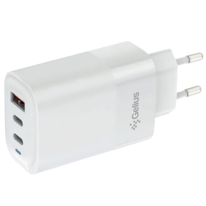 Зарядний пристрій GELIUS Elevaro 65W White (00000100784) Тип мережевий зарядний пристрій