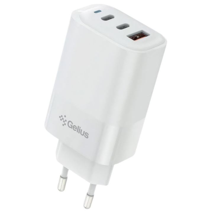Зарядний пристрій GELIUS Elevaro 65W White (00000100784) Потужність 65
