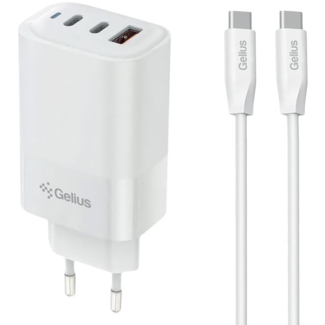 Зарядний пристрій GELIUS Elevaro 65W White (00000101369)