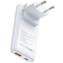 Зарядний пристрій GELIUS VoltX GaN 65W White (00000101284)