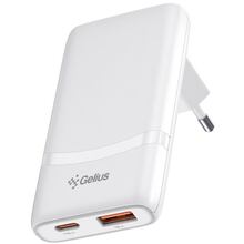 Зарядний пристрій GELIUS VoltX GaN 65W White (00000101284)