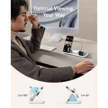 Беспроводное зарядное устройство ANKER MagGo Wireless Charging Station 15W 3в1 White (B25M1321)