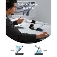 Беспроводное зарядное устройство ANKER MagGo Wireless Charging Station 15W 3-in-1 Pad Black (B25M1311)