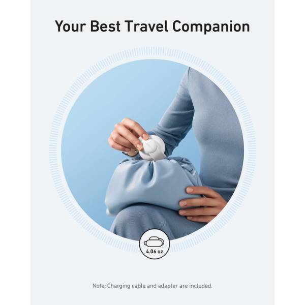 Внешний вид Беспроводное зарядное устройство ANKER MagGo Wireless Charging Pad 15W 3-in-1 Foldable White (B25M8H21)