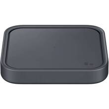 Бездротовий зарядний пристрій SAMSUNG 15W Wireless Charger Pad With TA Dark Gray (EP-P2400TBEGEU)
