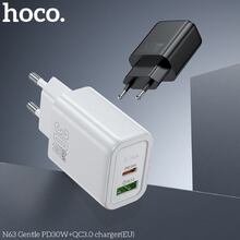 Зарядний пристрій HOCO N63 Gentle PD30W Black (6942007644358)