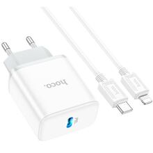 Сетевое зарядное устройство HOCO C104A PD20W White (6931474782908)