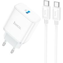 Зарядний пристрій HOCO C104A PD20W White (6931474782915)