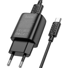 Сетевое зарядное устройство HOCO C134A 12W Black (6942007621359)