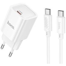 Сетевое зарядное устройство HOCO C148A PD30W White (6942007630320)