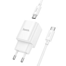 Сетевое зарядное устройство HOCO C148A PD30W White (6942007630320)