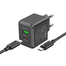 Сетевое зарядное устройство HOCO CS14A PD20W Black (6942007603911)