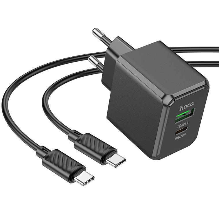 Сетевое зарядное устройство HOCO CS14A PD20W Black (6942007603911) Тип сетевое зарядное устройство