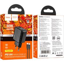 Сетевое зарядное устройство HOCO CS23A PD30W Black (6942007609968)