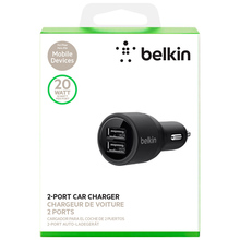 Автомобильное зарядное устройство BELKIN Авто ЗУ Dual USB Charger (F8J109btBLK)