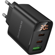 Сетевое зарядное устройство BOROFONE BA98A PD30W Black (6941991120510)