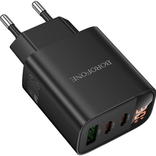 Сетевое зарядное устройство BOROFONE BA98A PD30W Black (6941991120510)
