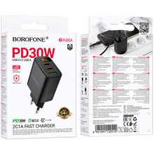 Сетевое зарядное устройство BOROFONE BA98A PD30W Black (6941991120510)