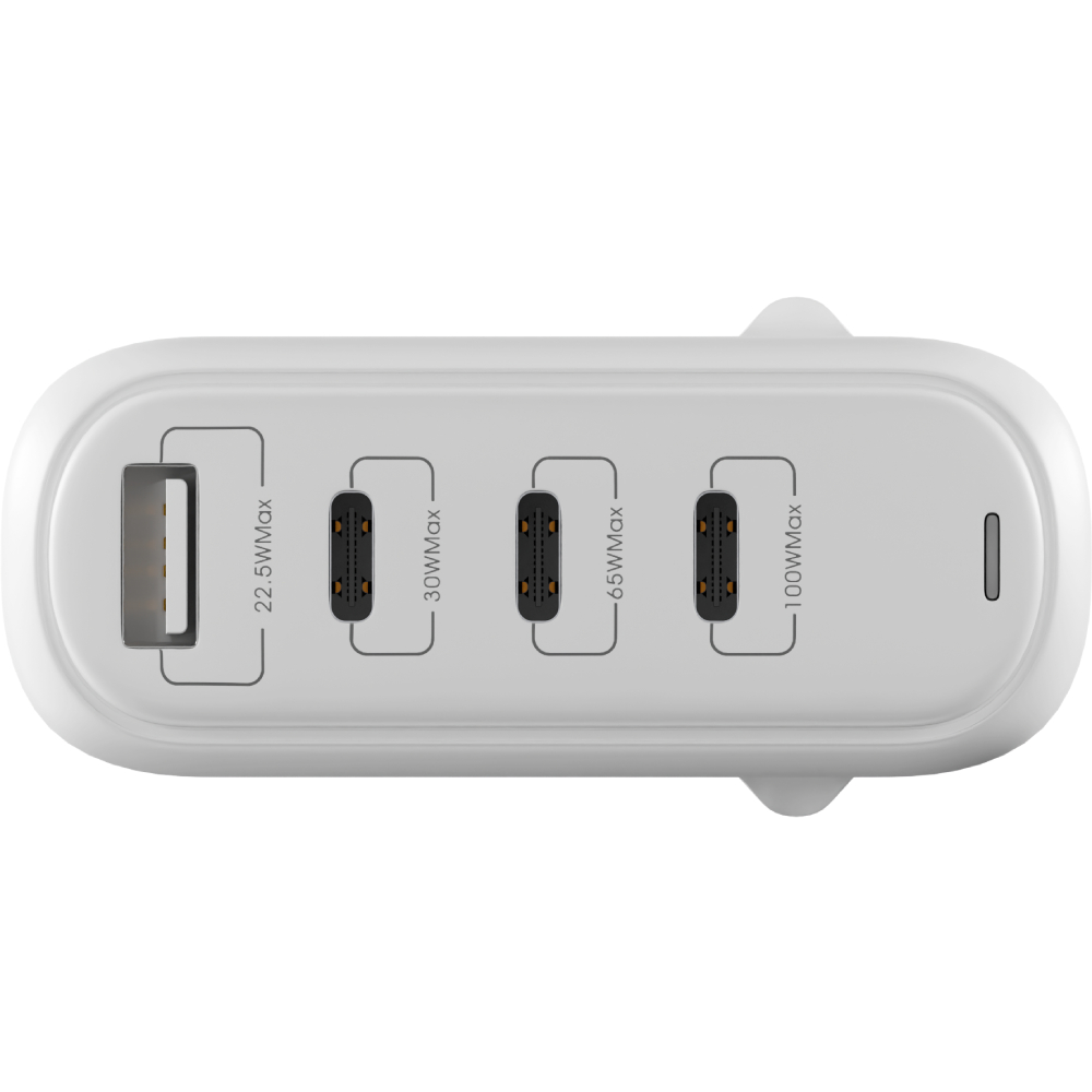 Сетевое зарядное устройство GLOBEX FastPower GaN120WA3C White Сетевое зарядное устройство GLOBEX FastPower GaN120WA3C White Мощность 120