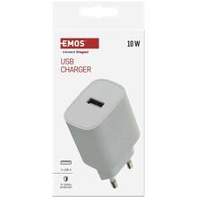 Сетевое зарядное устройство EMOS V01B10 USB-A 10W 220V Сетевое зарядное устройство EMOS V01B10 USB-A 10W 220V